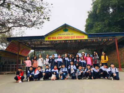 Ngoại khóa học tập trải nghiệm tại khu du lịch sinh thái Ao Vua