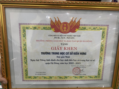 HƯỞNG ỨNG NGÀY HỘI TIẾNG ANH