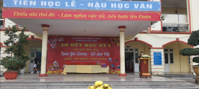 Lễ sơ kết học kì I năm học 2022 - 2023