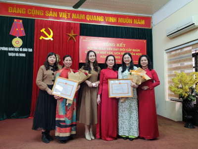 Kết quả thi giáo viên dạy giỏi trường THCS Kiến Hưng năm học 2022-2023