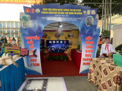 NGÀY HỘI CNTT VÀ STEM QUẬN HÀ ĐÔNG NĂM HỌC 2023-2024