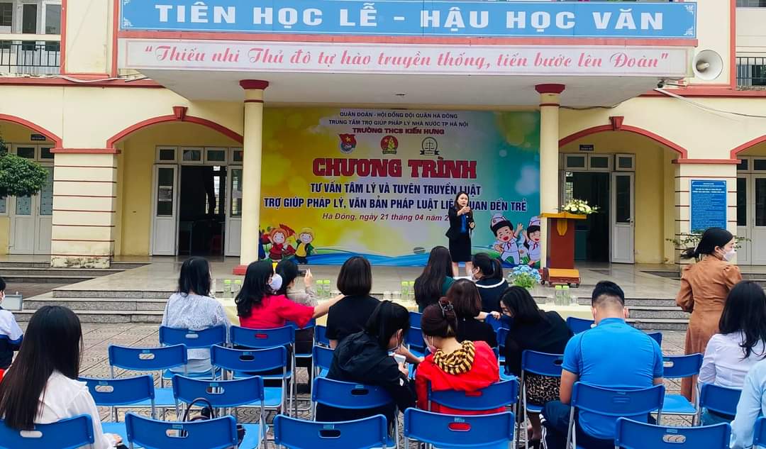 Chương trình tư vấn tâm lý và tuyên truyền luật, trợ giúp pháp lý, văn bản pháp luật liên quan đến trẻ em