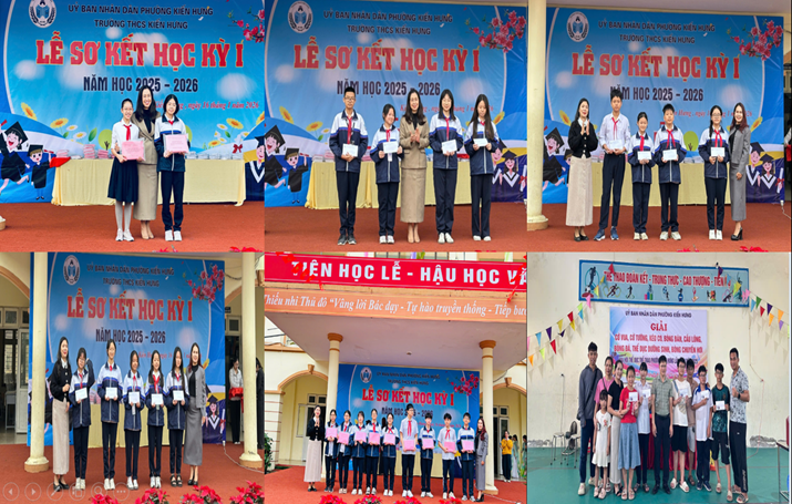 LỄ SƠ KẾT HỌC KÌ I TRƯỜNG THCS KIẾN HƯNG